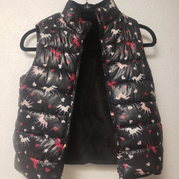 Girls Reversable Jacket Vest - Picture 1 of 2